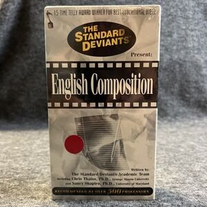 The Standard Deviants‎ VHS 1999 ENGLISH COMPOSITION Brand New! Sealed!
